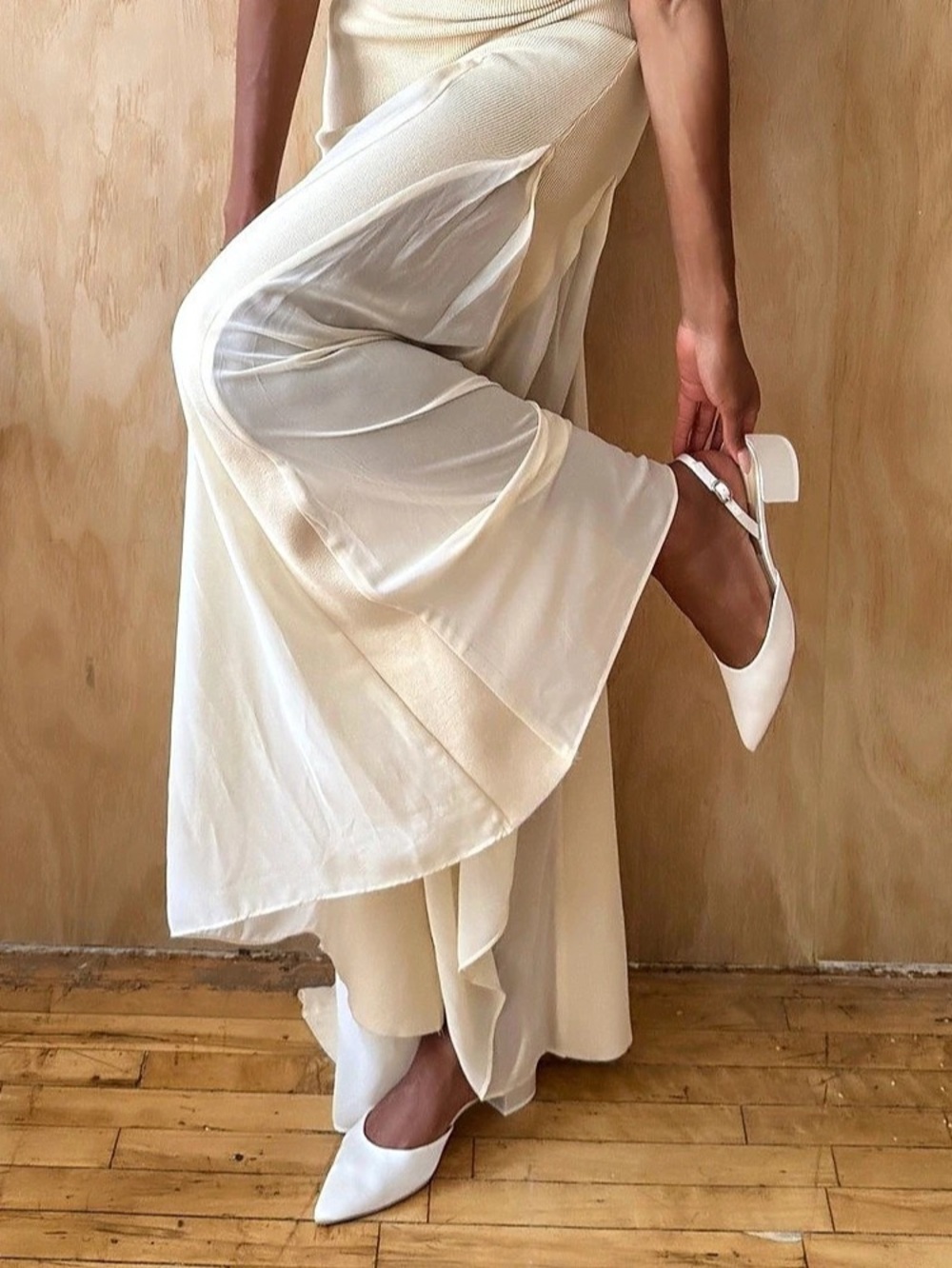Dolce Vita Carel Heels True White Satin